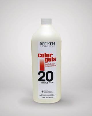 Emulsão reveladora Color Gels de 20 volumes